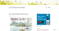 Desktop Screenshot of letspaintnature.com